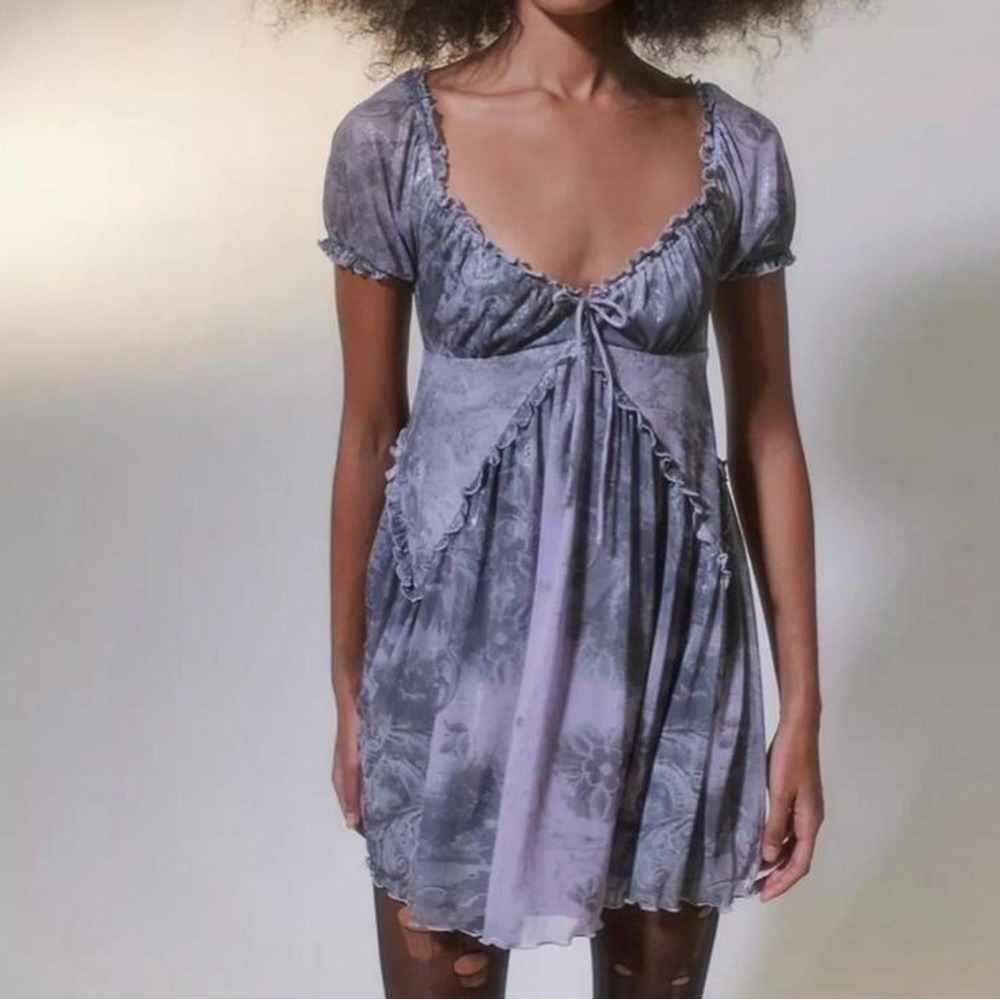 Urban Outfitters Sammy Sparkle Mini Dress - Picture 2 of 13
